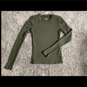 Hollister ribbed slim long sleeve